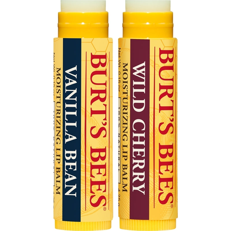 Wild Cherry/Vanilla Bean Lip Balm Twin Pack
