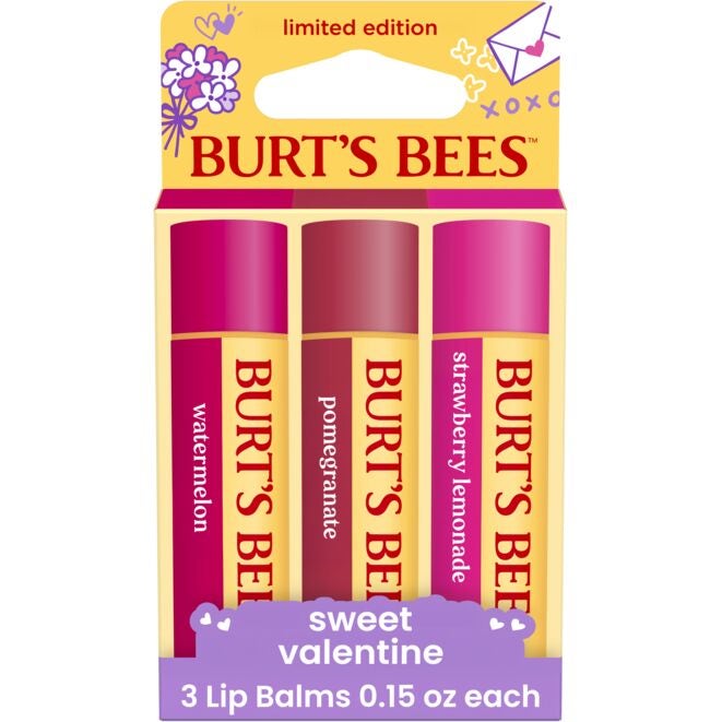 Sweet Valentine Moisturizing Lip Balm 3 Pack
