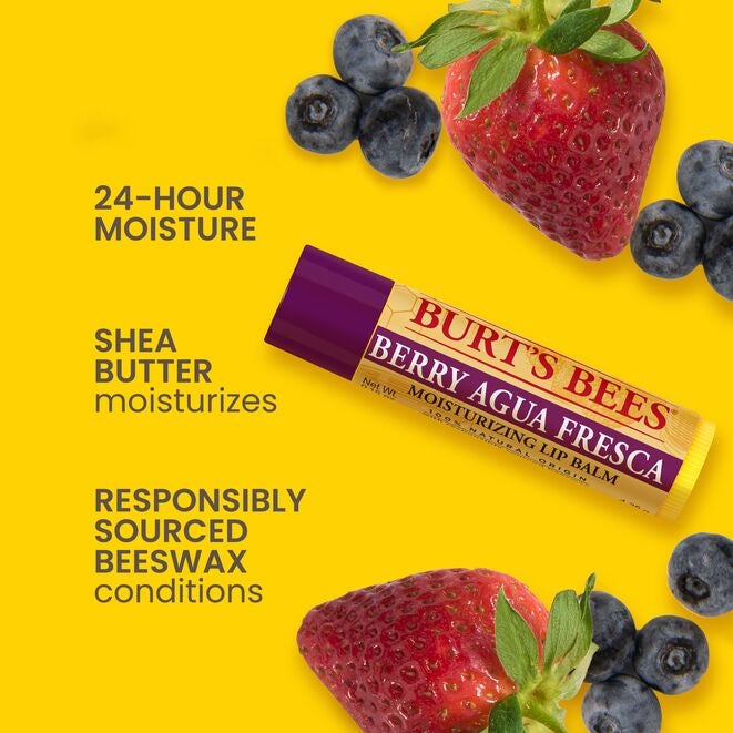 Burt's Bees Lip Balm Tropical Assortment 4 Pack